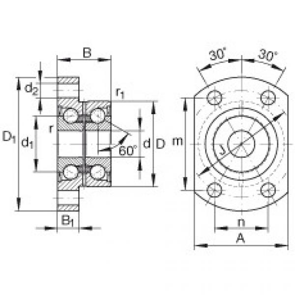 FAG Angular contact ball bearing units - ZKLFA0850-2Z #1 image