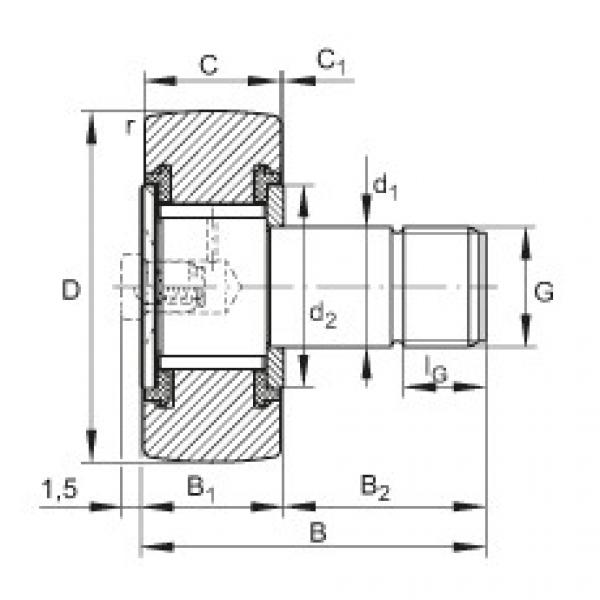 FAG Stud type track rollers - KRV19-PP #1 image