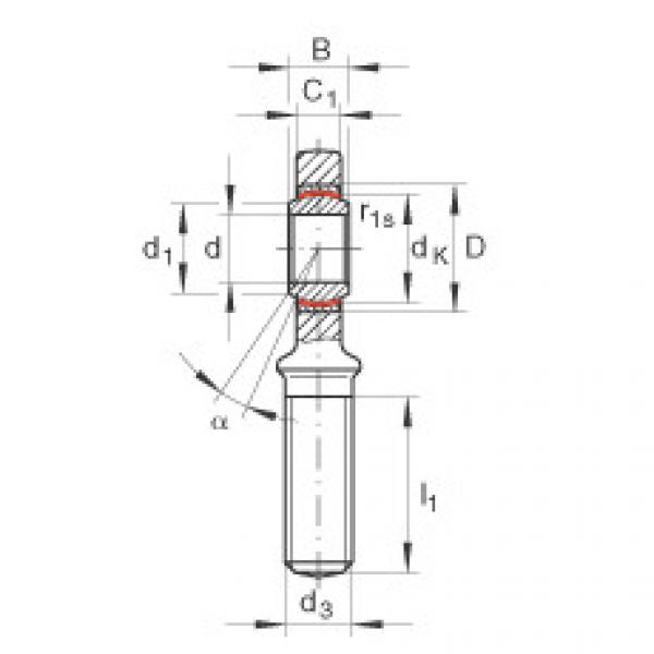 FAG Rod ends - GAL40-UK-2RS #1 image