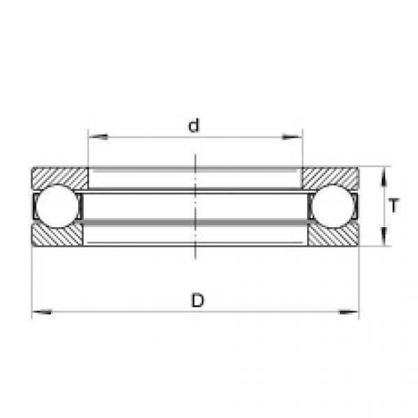 FAG Axial deep groove ball bearings - 10Y25 #1 image