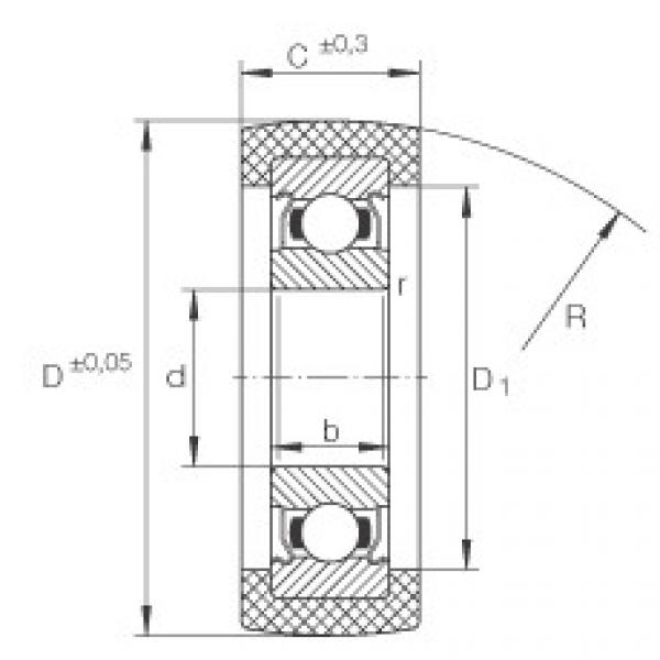 FAG Track rollers - KLRU08X28X11-2Z #1 image