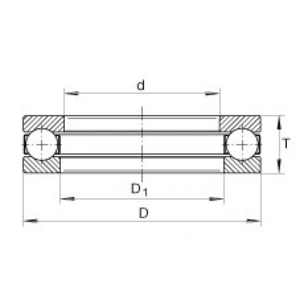 FAG Axial deep groove ball bearings - HW3/8 #1 image