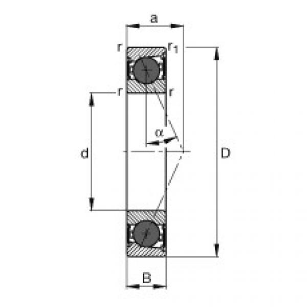 FAG Spindle bearings - HCB71912-E-2RSD-T-P4S #1 image