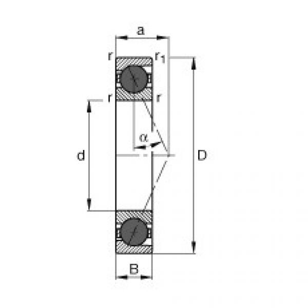 FAG Spindle bearings - HCB7005-E-T-P4S #1 image