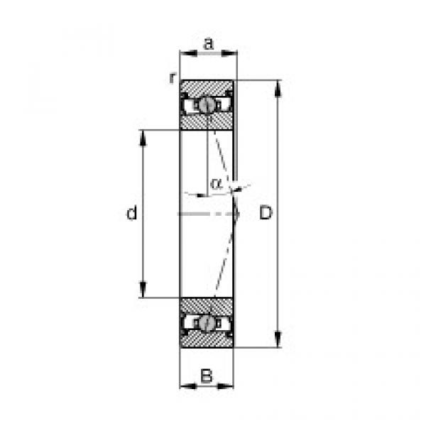 FAG Spindle bearings - HCS71907-C-T-P4S #1 image