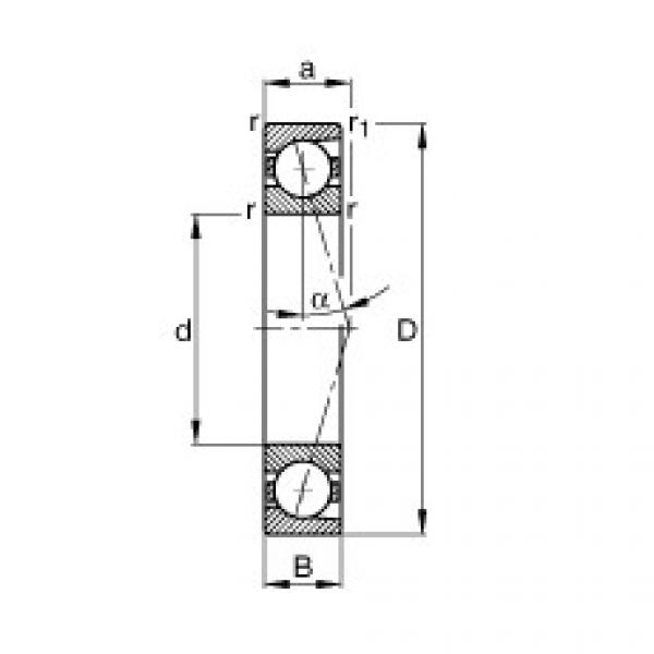 FAG Spindle bearings - B7011-C-T-P4S #1 image