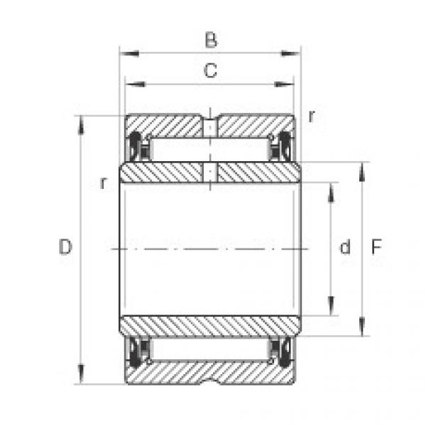 FAG Needle roller bearings - NA4900-2RSR-XL #1 image