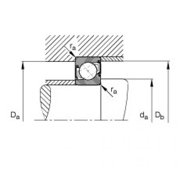 FAG Angular contact ball bearings - 7006-B-XL-2RS-TVP #2 image