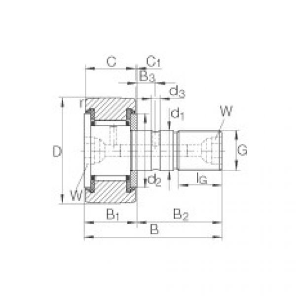 FAG Stud type track rollers - KR30-PP #1 image