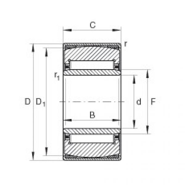 FAG Aligning needle roller bearings - PNA12/28-XL #1 image