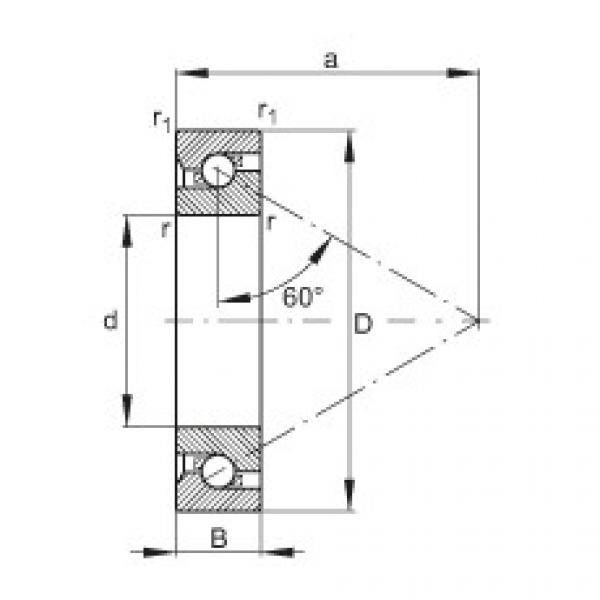 FAG Axial angular contact ball bearings - 7602017-TVP #1 image