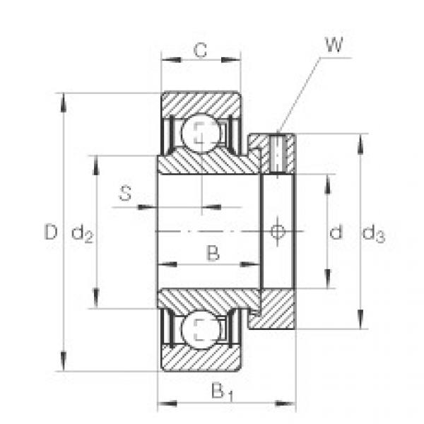 FAG Radial insert ball bearings - RA100-NPP #1 image