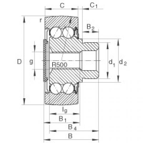 FAG Stud type track rollers - ZL5203-DRS #1 image