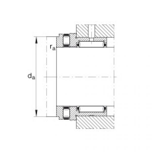 FAG Needle roller/axial cylindrical roller bearings - NKXR17-XL #2 image