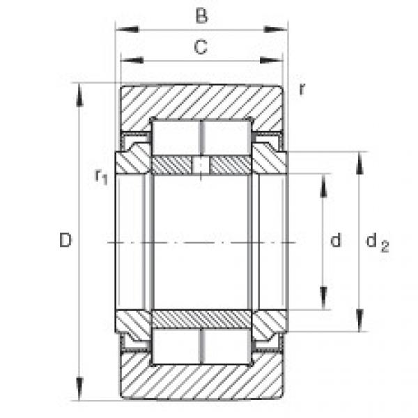 FAG Yoke type track rollers - NUTR50110 #1 image