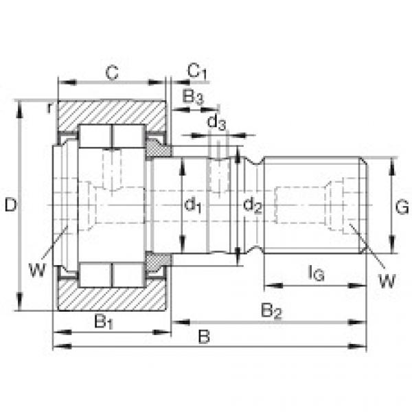 FAG Stud type track rollers - NUKR40 #1 image