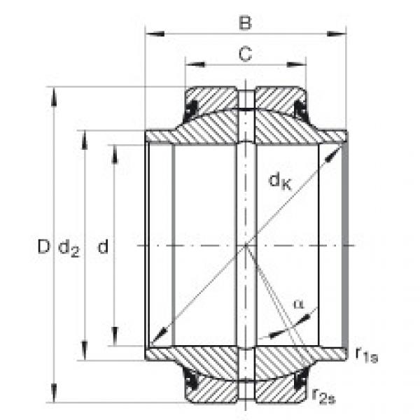 FAG Radial spherical plain bearings - GE50-HO-2RS #1 image