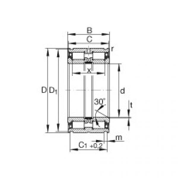 FAG Cylindrical roller bearings - SL045007-PP #1 image