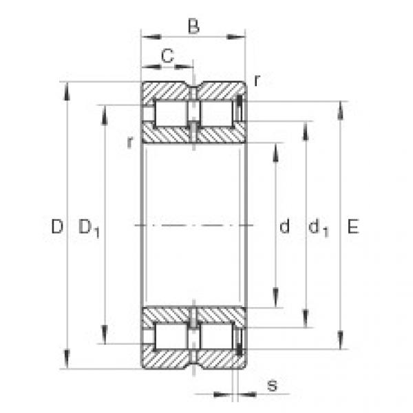 FAG Cylindrical roller bearings - SL185005-XL #1 image