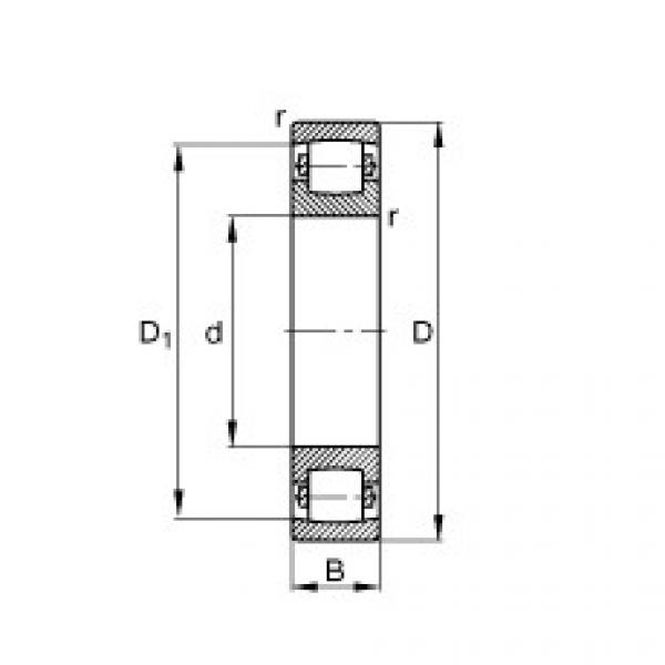 FAG Barrel roller bearings - 20205-TVP #1 image