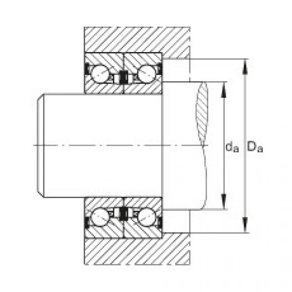 FAG Axial angular contact ball bearings - BSB2562-2Z-SU #2 image