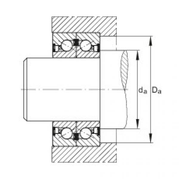 FAG Axial angular contact ball bearings - BSB2562-2Z-SU #3 image