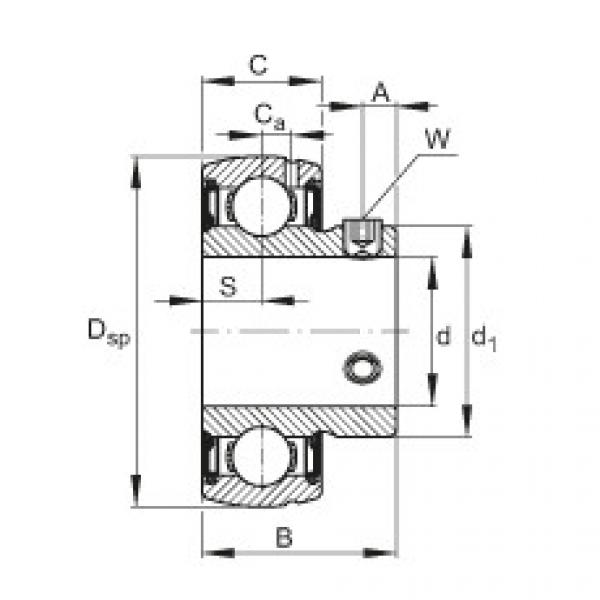 FAG Radial insert ball bearings - SUB210 #1 image