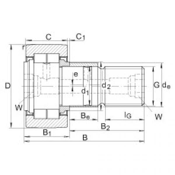 FAG Stud type track rollers - NUKRE72 #1 image