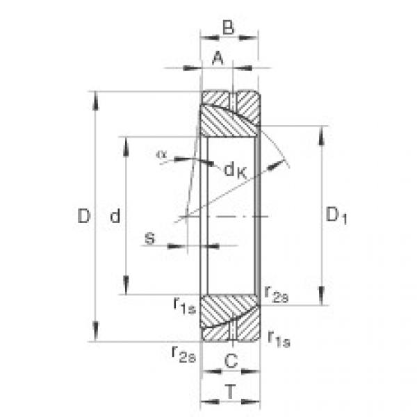 FAG Angular contact spherical plain bearings - GE45-SX #1 image