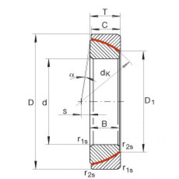 FAG Angular contact spherical plain bearings - GE28-SW #1 image