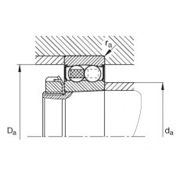 FAG Self-aligning ball bearings - 2205-K-2RS-TVH-C3 #2 image