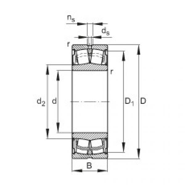 FAG Sealed spherical roller bearings - WS22206-E1-XL-2RSR #1 image