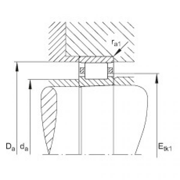 FAG Cylindrical roller bearings - N1008-K-M1-SP #3 image