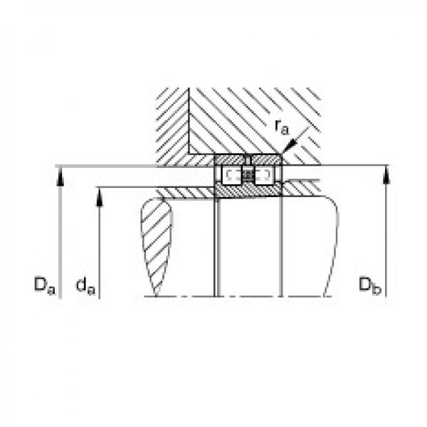 FAG Cylindrical roller bearings - NN3017-AS-K-M-SP #3 image