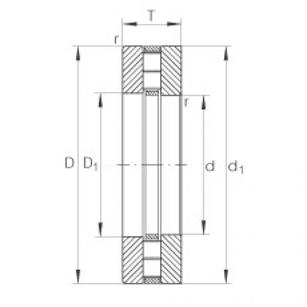 FAG Axial cylindrical roller bearings - 89313-TV #1 image