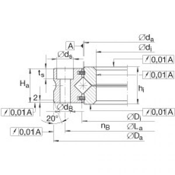 FAG Crossed roller bearings - XV70 #1 image