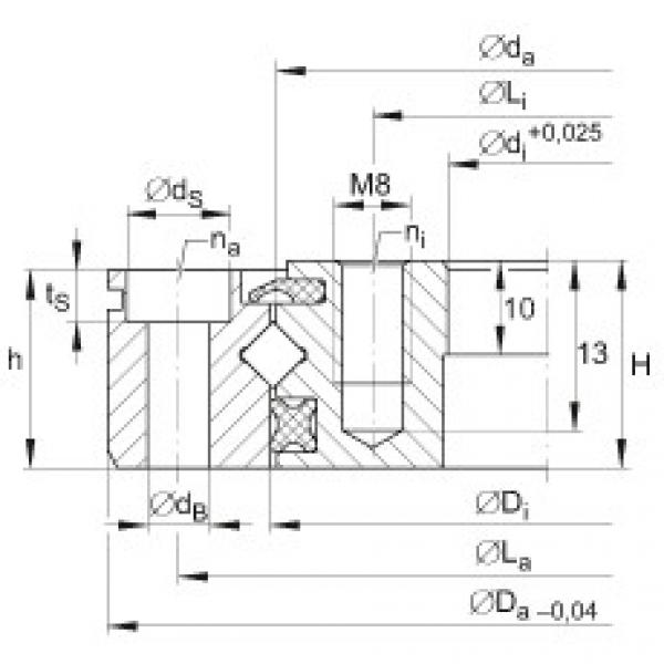 FAG Crossed roller bearings - XU060094 #1 image