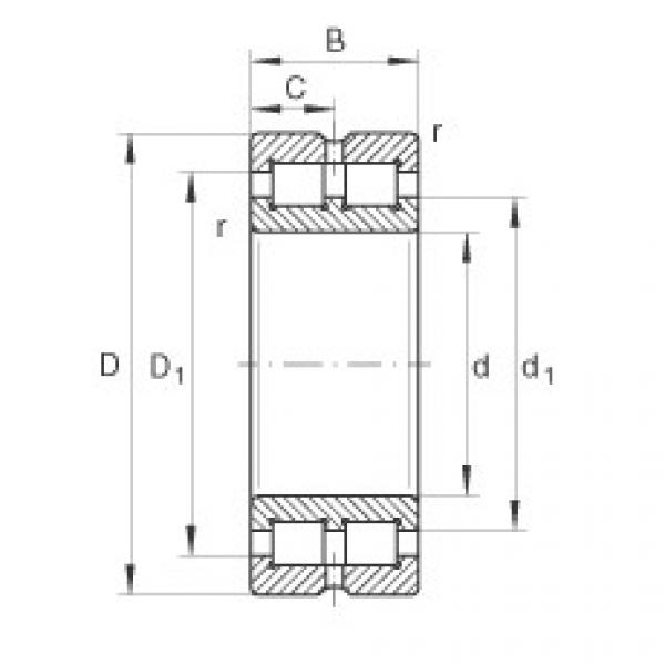 FAG Cylindrical roller bearings - SL014916 #1 image