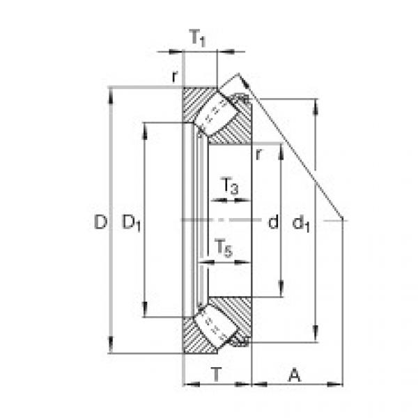 FAG Axial spherical roller bearings - 29318-E1-XL #1 image