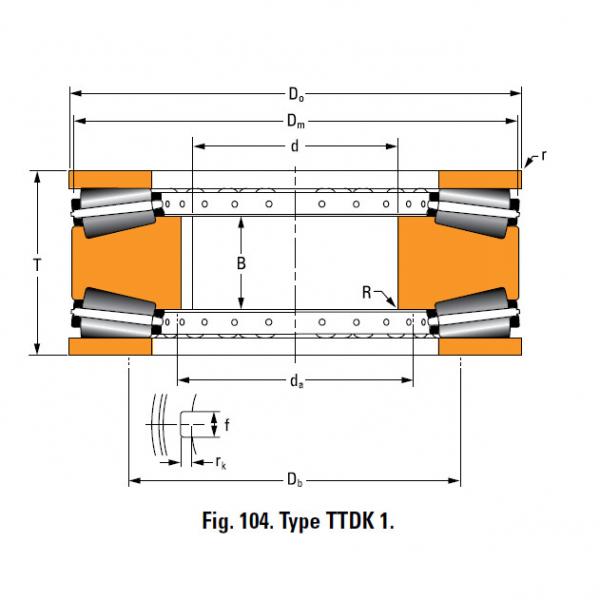 Bearing T7020F Thrust Race Double #2 image