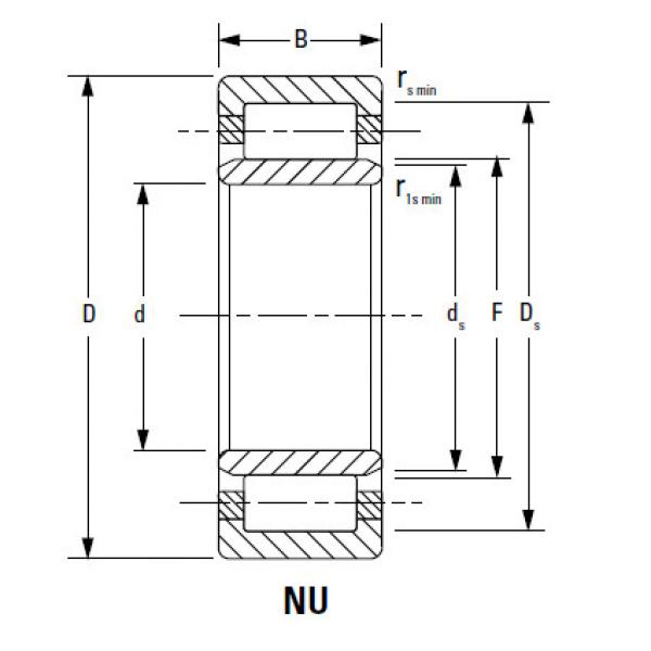 Bearing NU1028MA #1 image