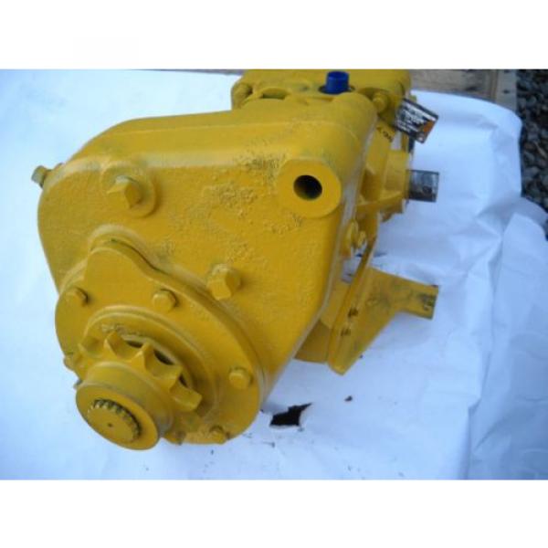 SAUER SUNDSTRAND HYDRAULIC PUMP 18-4011 with DAVIS 7:1 reduction gear box 30 + 4 #4 image