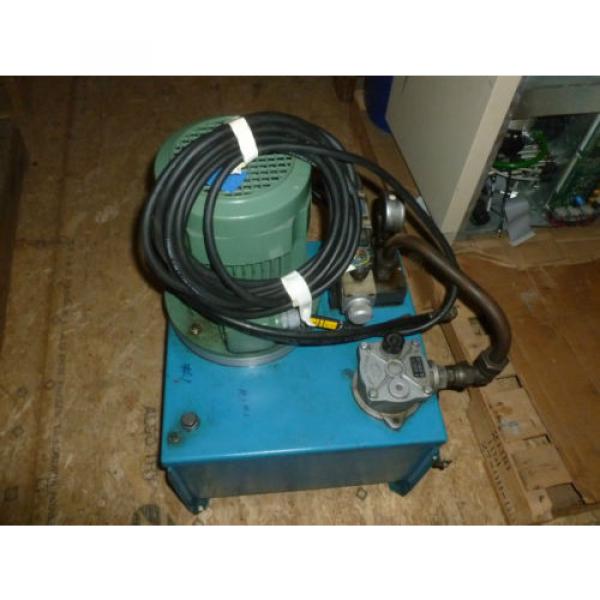 FBO  Hydraulic Pump With 8 Gallon Oil Reservoir Leroy-Somer #1 image