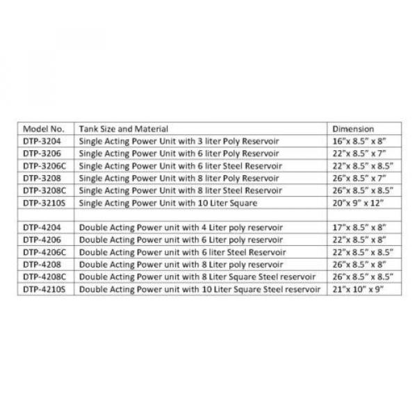 12V Single Acting Hydraulic Power unit, Dump Tipper Trailer, 6 Liter Steel Tank #3 image