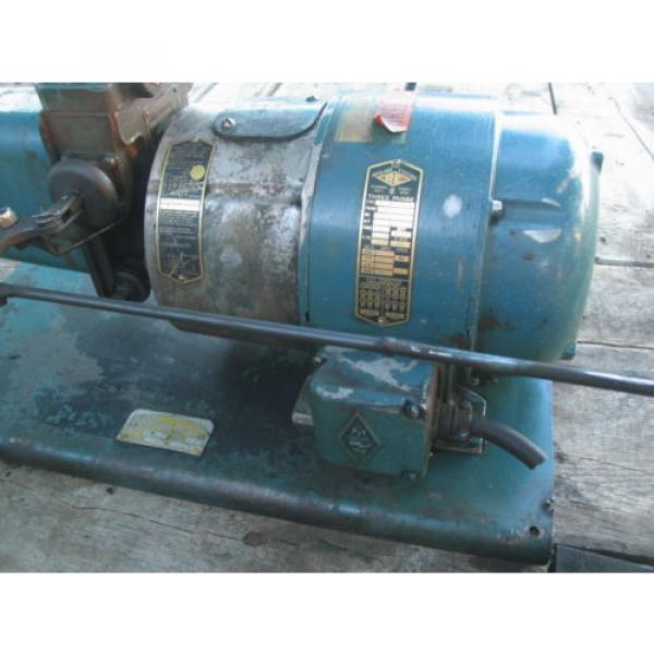 3HP WHITNEY Hydraulic Pump 3ph/220/480 w/Tank,Valves,Dualfoot control #2 image