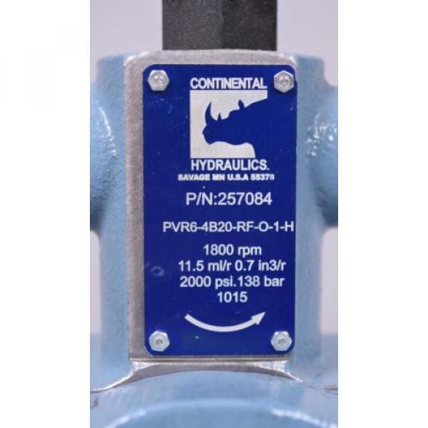 NEW NIB Continental Hydraulics PVR6 Flanged Series Pump PVR6-4B20-RF-O-1-H #4 image