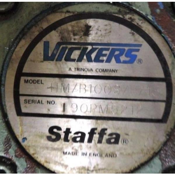 VICKERS STAFFA HM/B100S/F/13 RADIAL PISTON HYDRAULIC MOTOR HMB SER. FIXED DISP. #2 image