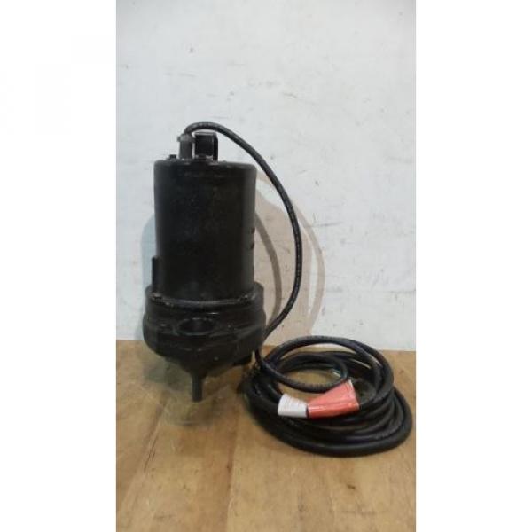 Dayton 1/2 HP 3450 RPM 230V Manual Submersible Sewage Pump #1 image