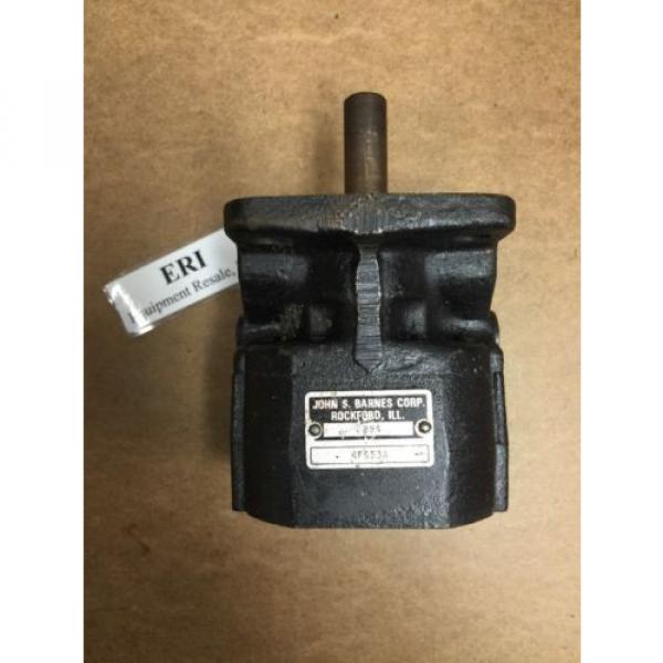 John S. Barnes Corp. 6294 Hydraulic Gear Pump. 4F653A.  Loc 33A #1 image