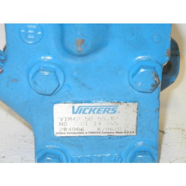 VICKERS VTM42 20 55 12 N0 R1 14 S55 USED HYDRAULIC PUMP VTM42205512N0R114S55 #2 image